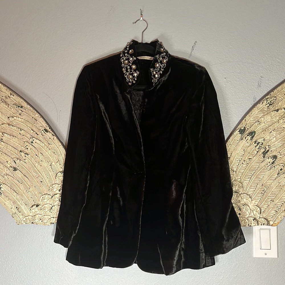 SOFT SURROUNDINGS velvet blazer